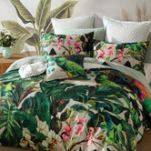 Logan &amp; Mason Piper Cotton Sateen Quilt Cover Set
