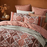 Logan &amp; Mason Sekani Cotton Sateen Quilt Cover Set