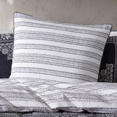 Logan &amp; Mason Ebony Cotton Sateen European Pillowcase
