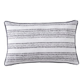 Logan &amp; Mason Ebony Rectangular Cotton Sateen Cushion