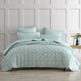 Platinum Collection Surf Waffle Ascot Cotton-Blend Coverlet