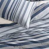 Platinum Collection Indigo Hunter Cotton Seersucker Quilt Cover Set