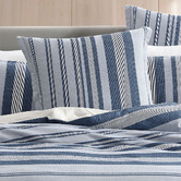 Platinum Collection Hunter Cotton Seersucker European Pillowcase