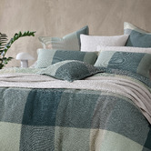 Platinum Collection Forest Sadie Cotton Waffle Quilt Cover Set