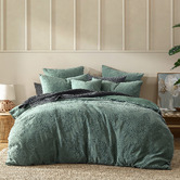 Platinum Collection Moana Matelasse Cotton Quilt Cover Set