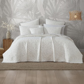 Platinum Collection Fog Kailani Cotton Queen/King Coverlet Set