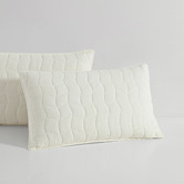 Platinum Collection Cascade Quilted Cotton Gauze Queen/King Coverlet Set
