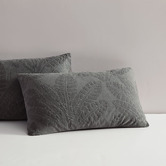Platinum Collection Moana Stonewashed Cotton Jacquard Quilt Cover Set