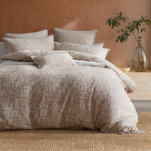 Platinum Collection Cyprus Matelasse Cotton Jacquard Quilt Cover Set