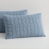 Platinum Collection Cascade Quilted Cotton Gauze Queen/King Coverlet Set