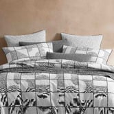 Platinum Collection Remington Cotton Jacquard Quilt Cover Set