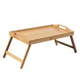 Gourmet Kitchen Foldable Bamboo Bed Tray