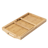 Gourmet Kitchen Foldable Bamboo Bed Tray