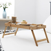 Gourmet Kitchen Foldable Bamboo Bed Tray