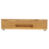 Lifestyle Traders Gourmet Kitchen Bamboo Cutting Board with Tray