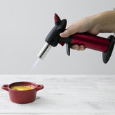 Lifestyle Traders Red &amp; Black Refillable Butane Kitchen Blow Torch