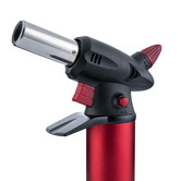 Lifestyle Traders Red &amp; Black Refillable Butane Kitchen Blow Torch