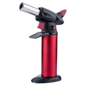 Lifestyle Traders Red &amp; Black Refillable Butane Kitchen Blow Torch