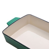 Lifestyle Traders Eden Green 30cm Cast Iron Baking Dish