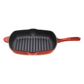 Lifestyle Traders Square 22cm Cast Iron Grill Pan