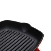 Lifestyle Traders Square 22cm Cast Iron Grill Pan