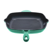 Lifestyle Traders Square 22cm Cast Iron Grill Pan