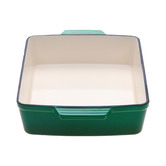 Lifestyle Traders Eden Green 30cm Cast Iron Baking Dish