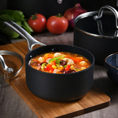 Gourmet Kitchen Meteore Non-Stick Saucepan with Glass Lid