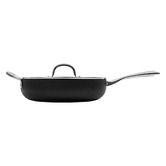 Lifestyle Traders Meteore 25cm Non-Stick Deep Fry Pan with Glass Lid