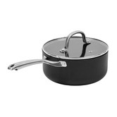 Gourmet Kitchen Meteore Non-Stick Saucepan with Glass Lid