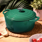Lifestyle Traders 6.2L Cast Iron Dutch Oven