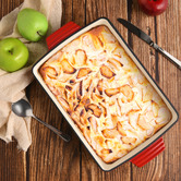 Lifestyle Traders Black Cherry Red 30cm Cast Iron Baking Dish