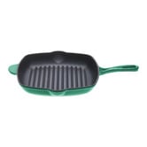 Lifestyle Traders 2 Piece Cast Iron Fry Pan &amp; Grill Pan Set