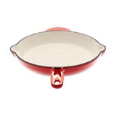 Lifestyle Traders 2 Piece Cast Iron Fry Pan &amp; Grill Pan Set
