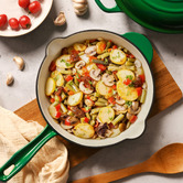 Lifestyle Traders Eden Green 26cm Cast Iron Fry Pan