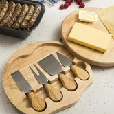 Lifestyle Traders 4 Piece Small Cheese Knife &amp; Board Set