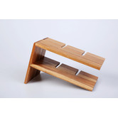 Lifestyle Traders 8 Bottle Acacia Wood Wine Rack
