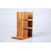 Lifestyle Traders 8 Bottle Acacia Wood Wine Rack