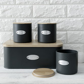 Lifestyle Traders 4 Piece Sherwood Bread Box &amp; Canister Set