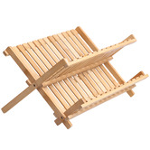 Lifestyle Traders Sherwood Folding Bamboo Dish Rack