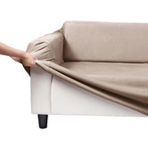 Lifestyle Traders Stretch Premium Faux Suede Sofa Cover Only