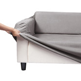 Lifestyle Traders Stretch Premium Faux Suede Sofa Cover Only