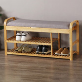 Lifestyle Traders Sherwood Cushioned Shoe Storage Bench