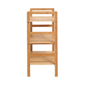 Lifestyle Traders 3 Tier Gabbie Bamboo Shoe Rack