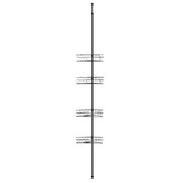 Lifestyle Traders Adjustable 4 Tier Metal Corner Shower Rack