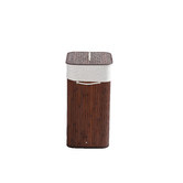 Lifestyle Traders Tall Rectangular Bamboo Folding Laundry Hamper