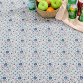 Lifestyle Traders Blue Mosaic Picnic Rug