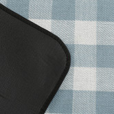 Lifestyle Traders Blue &amp; White Chequered Picnic Rug