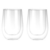 Lifestyle Traders Double Wall 290ml Coffee Glasses