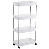 Lifestyle Traders 4 Tier 22cm Storage Organiser Cart